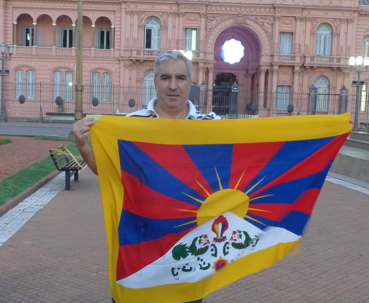 Una bandera por el T&iacute;bet